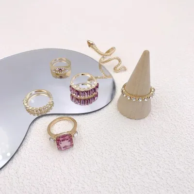 Vintage Pink Snake Knuckle Ring Set (6 pcs)
